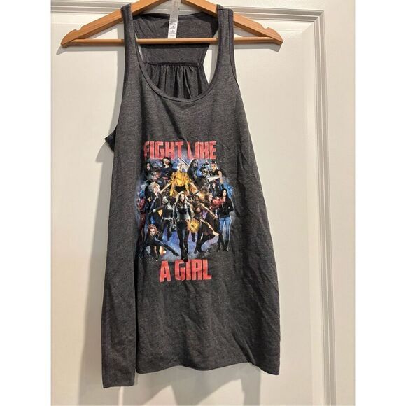 Marvel, Fight Like a Girl Tank Top size Medium - Picture 1 of 2